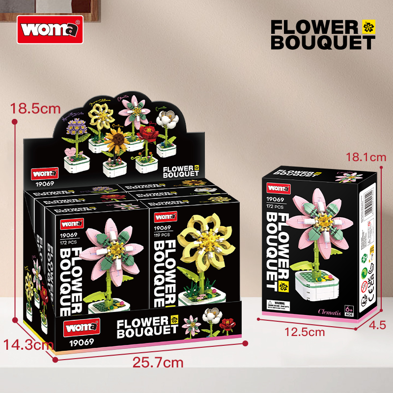 6pcs Blooming Artificial Flowers bouquet – Pick N Click